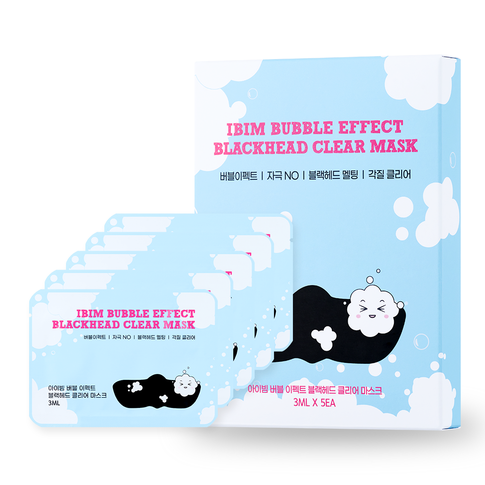 BUBBLE EFFECT BLACKHEAD CLEAR MASK(5EA)